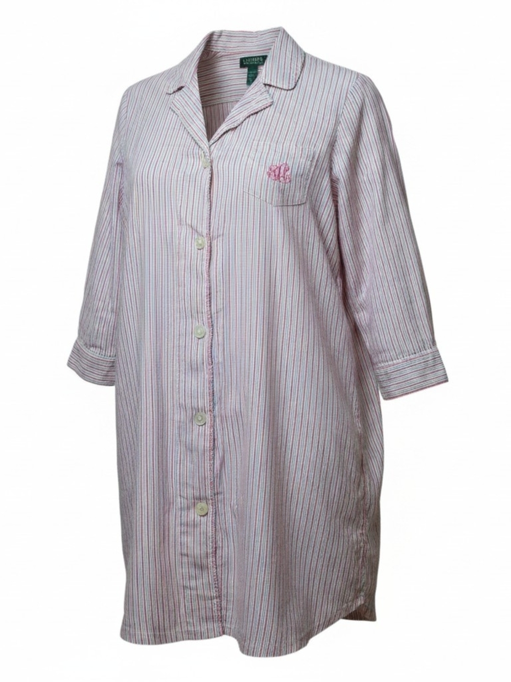 LAUREN RALPH LAUREN | LRL Cotton Striped Oversized Sleep Shirt Nightgown | 2X